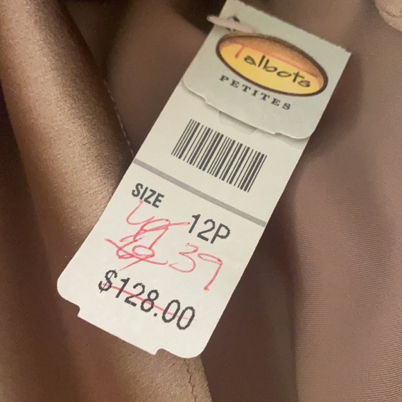 Talbots silk skirt Petites - Picture 6 of 7